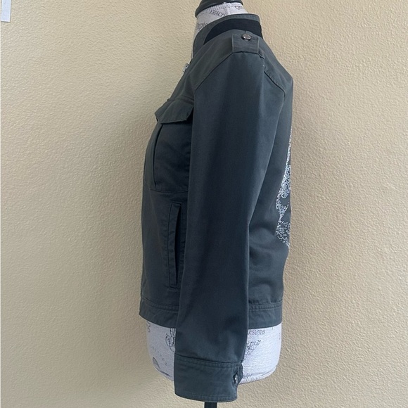 ZADIG & VOLTAIRE “Kavy”
Embellished Skull Military Jacket Extra Small New! - Picture 8 of 15